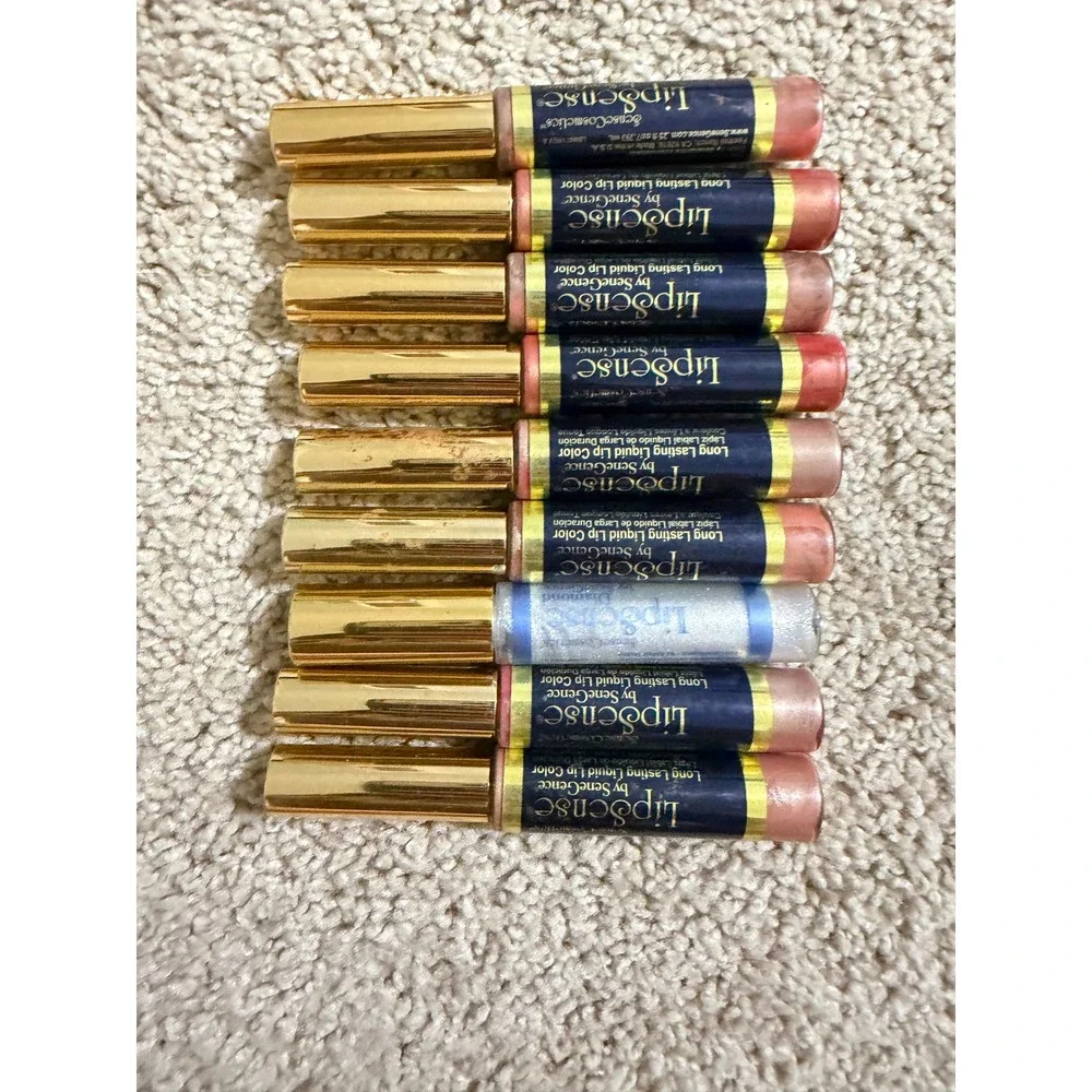 SeneGence LipSense Long Lasting Liquid Lip Color Gloss Bundle 9pc